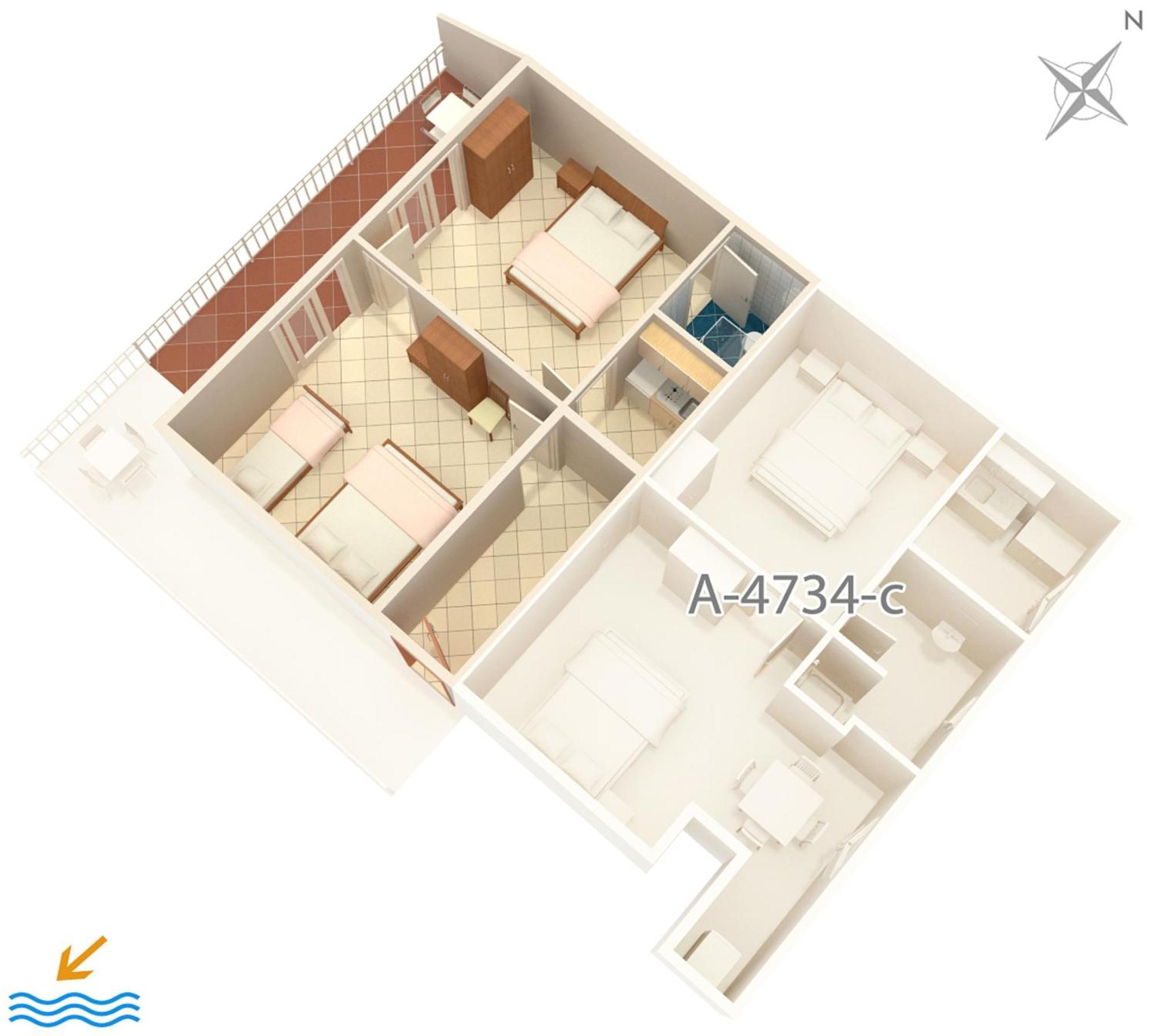 Apartments By The Sea Podaca, Makarska - 4734 Exterior foto