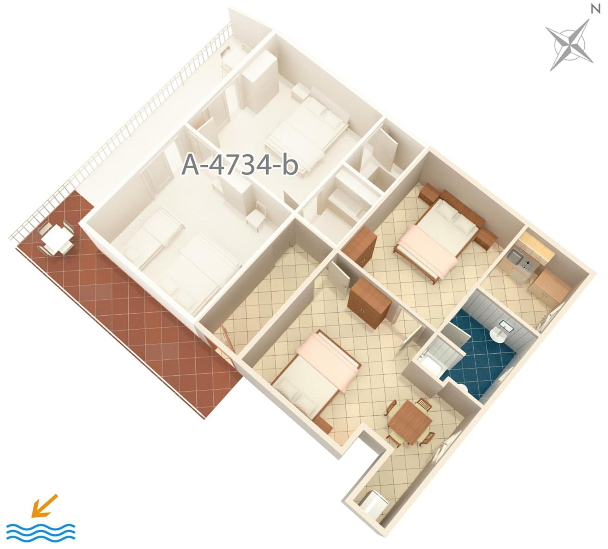 Apartments By The Sea Podaca, Makarska - 4734 Exterior foto
